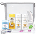 10-Piece Deluxe Kit with Travel Size TSA Compliant Essentials in Reusable Toiletry Bag Z753197