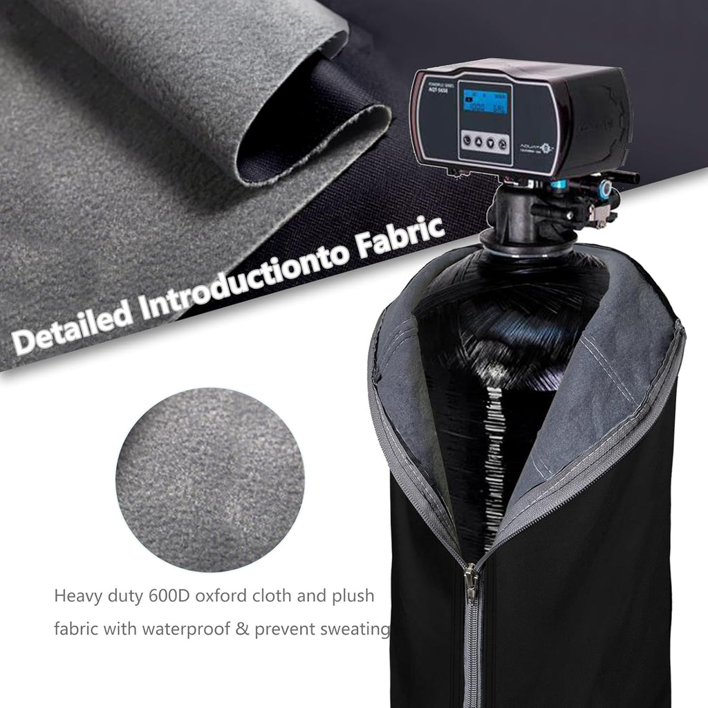 13x54 Black Insulated Water Softener Tank Cover N79696