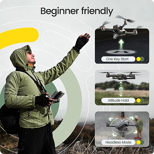 Foldable FPV Drone with 1080P WiFi Camera and Carrying Case J9598