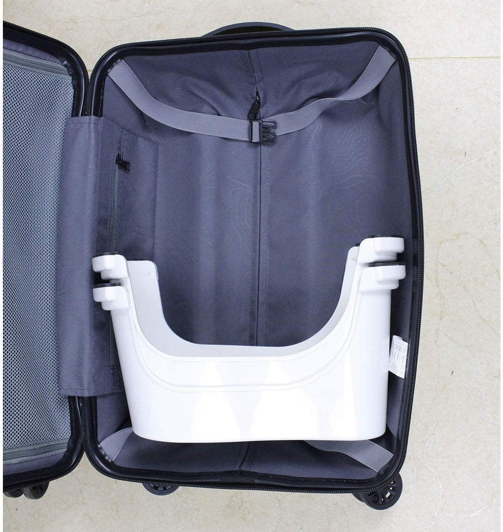 White 2 Pairs Plastic Toilet Stool C6829