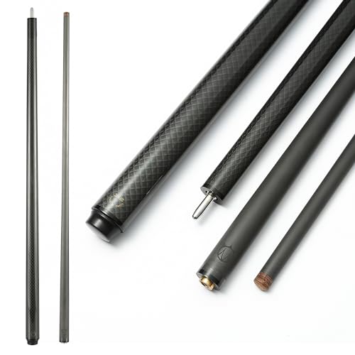 58" Carbon Fiber Pool Cue Stick Weight Adjustable 18OZ 20OZ P8426