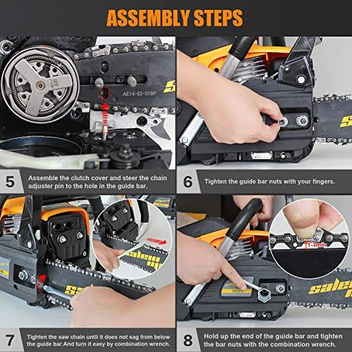 GAS Powered 62cc 2-Cycle 20-inch Chainsaw K721175
