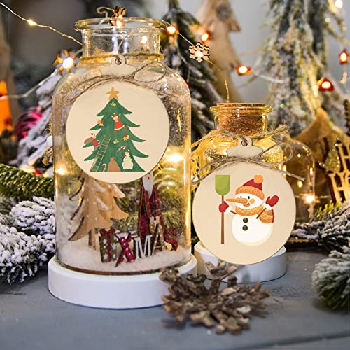 50pcs 4" Blank Unfinished Wood Christmas Ornaments O964423