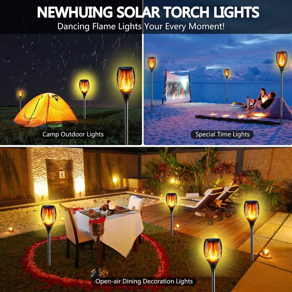 43 inch 96 LED Solar Torch Lights I8544
