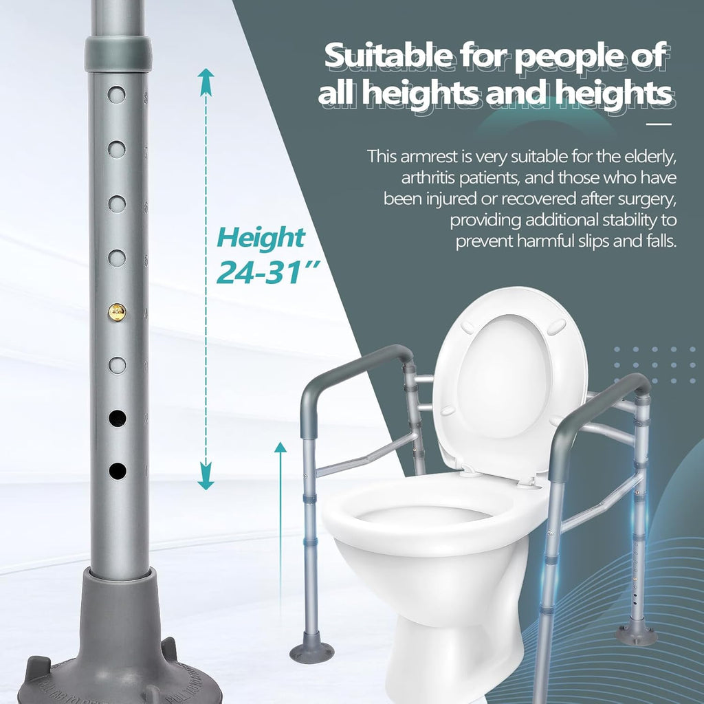 Adjustable Detachable Toilet Safety Frame with Arms J366316
