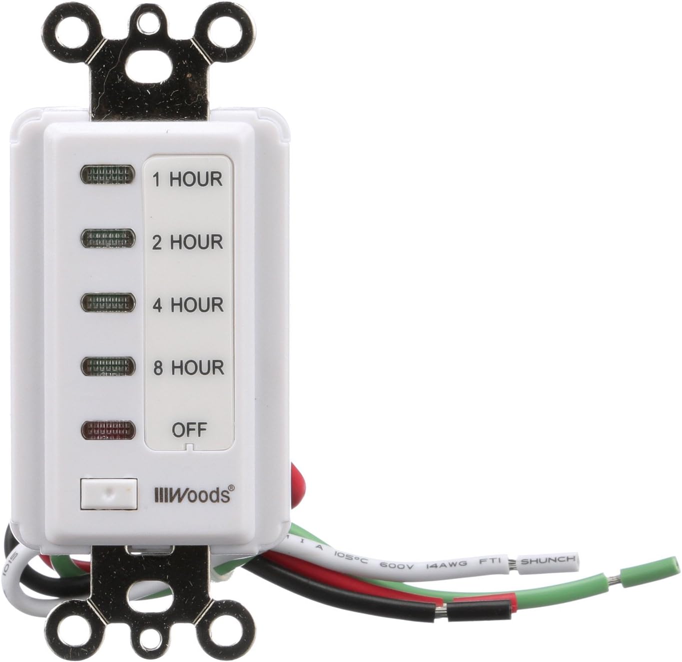 White In-Wall Timer 120 V 15 A Q92304