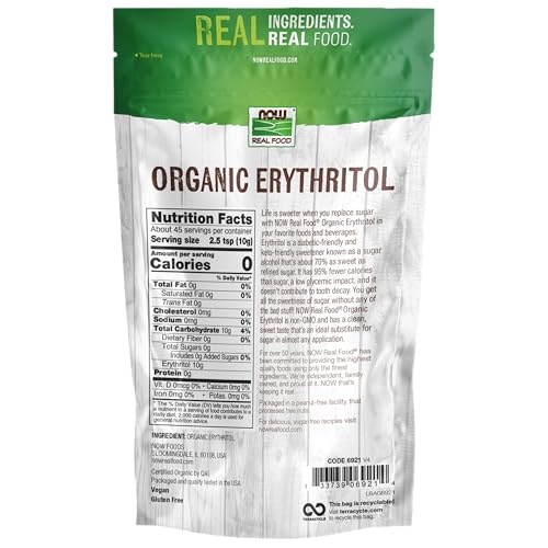 Organic Erythritol, 1-Pound (Pack of 2) Y4217