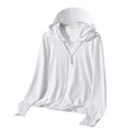 UPF 50+ Long Sleeve Full Zip Sun Protection Hooded Shirt G1983