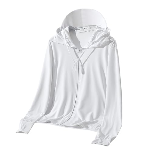 UPF 50+ Long Sleeve Full Zip Sun Protection Hooded Shirt G1983