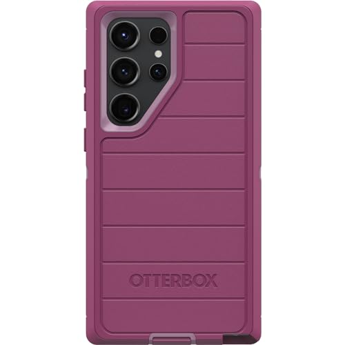 Black Rugged Case for Galaxy S23 Ultra with Holster Clip Kickstand S4793