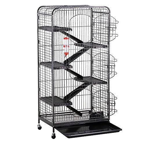 Black 6 Level Small Animal Cage X73737