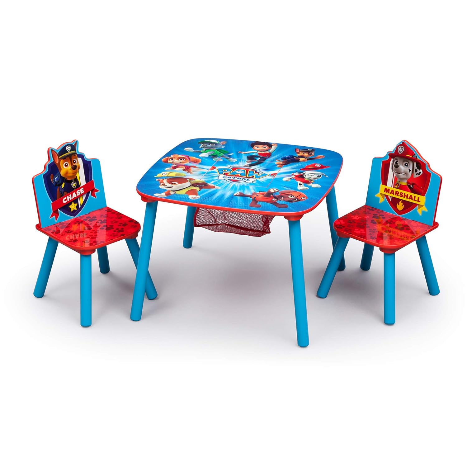 Kids Table and Chair Set with Storage, 2 Chairs Included U70672