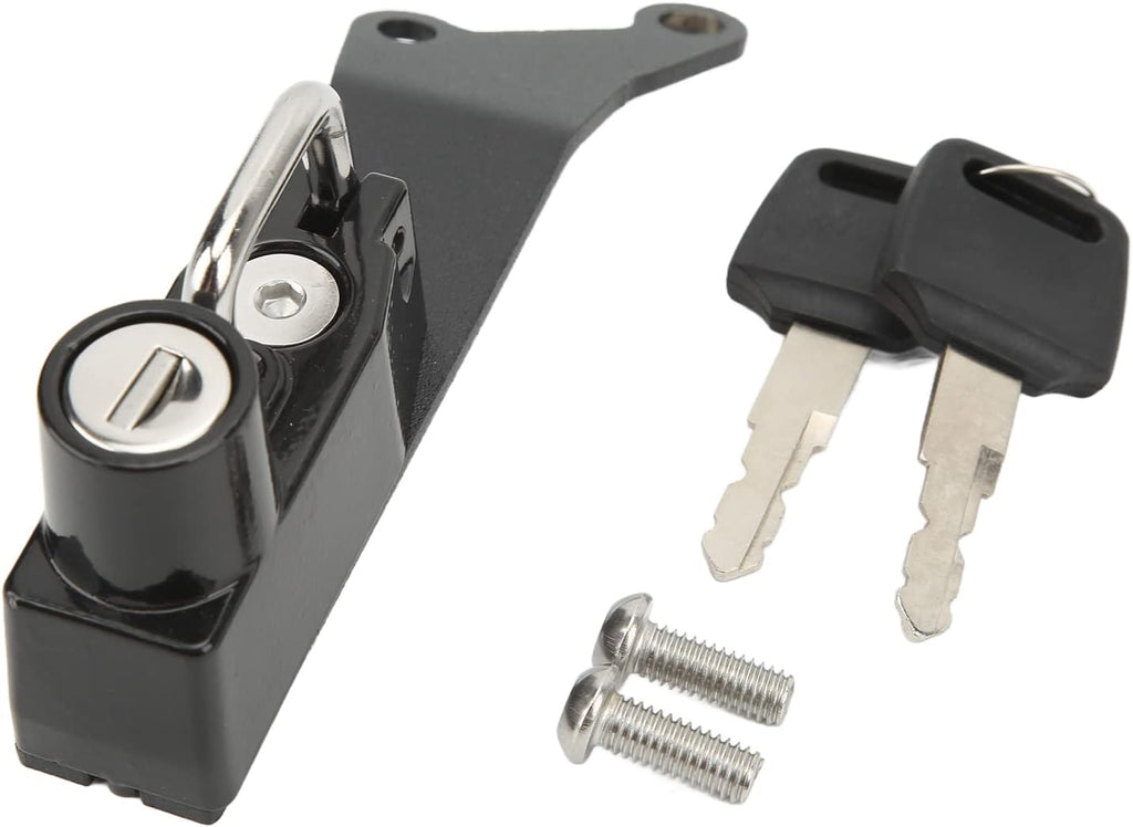 Black Motorcycle Helmet Lock with 2 Keys C55884