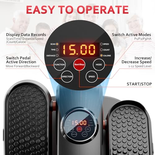 Ellipse Exerciser with Remote Control & 12 Adjustable Speeds G9749