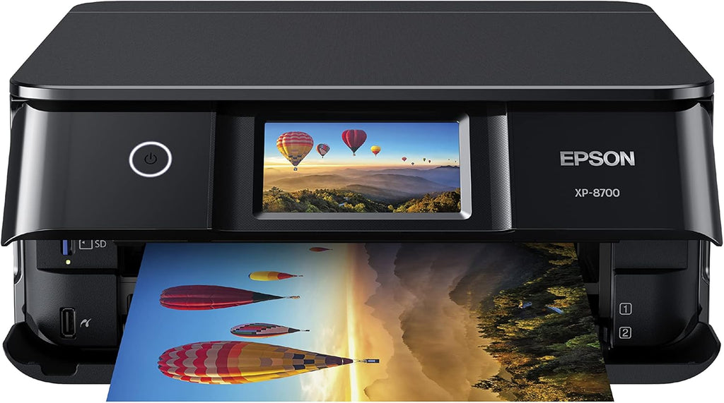 Black Wireless All-in-One Printer with Scanner and Copier V273063