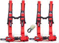 Red 2" 4-Point Harness Set of 2 Q6424