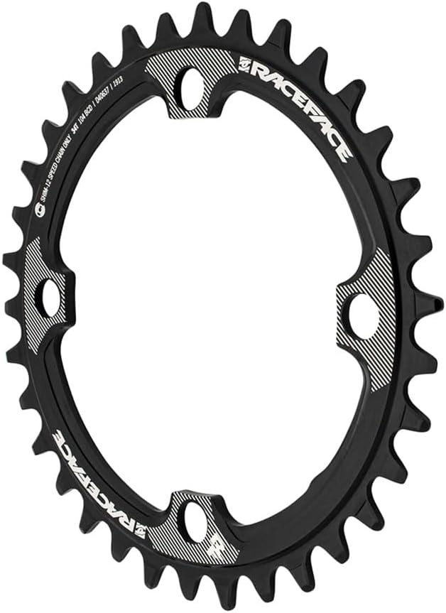 Black 104x34 Narrow Wide Single Chainring S878