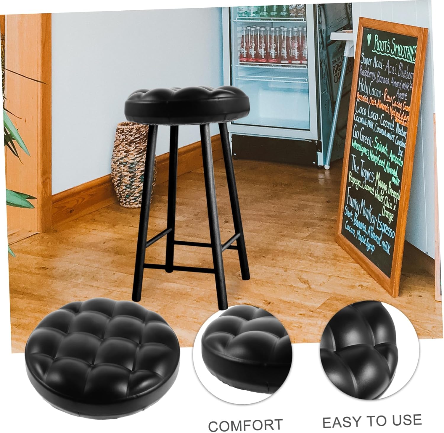 Round Pu Stool Seat Cushion N3998