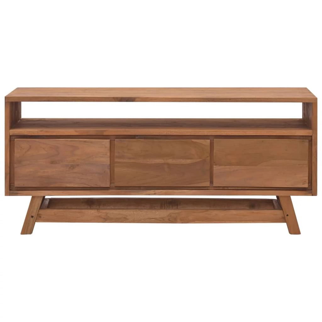 43.3"x11.8"x19.7" Solid Teak Wood TV Cabinet L527