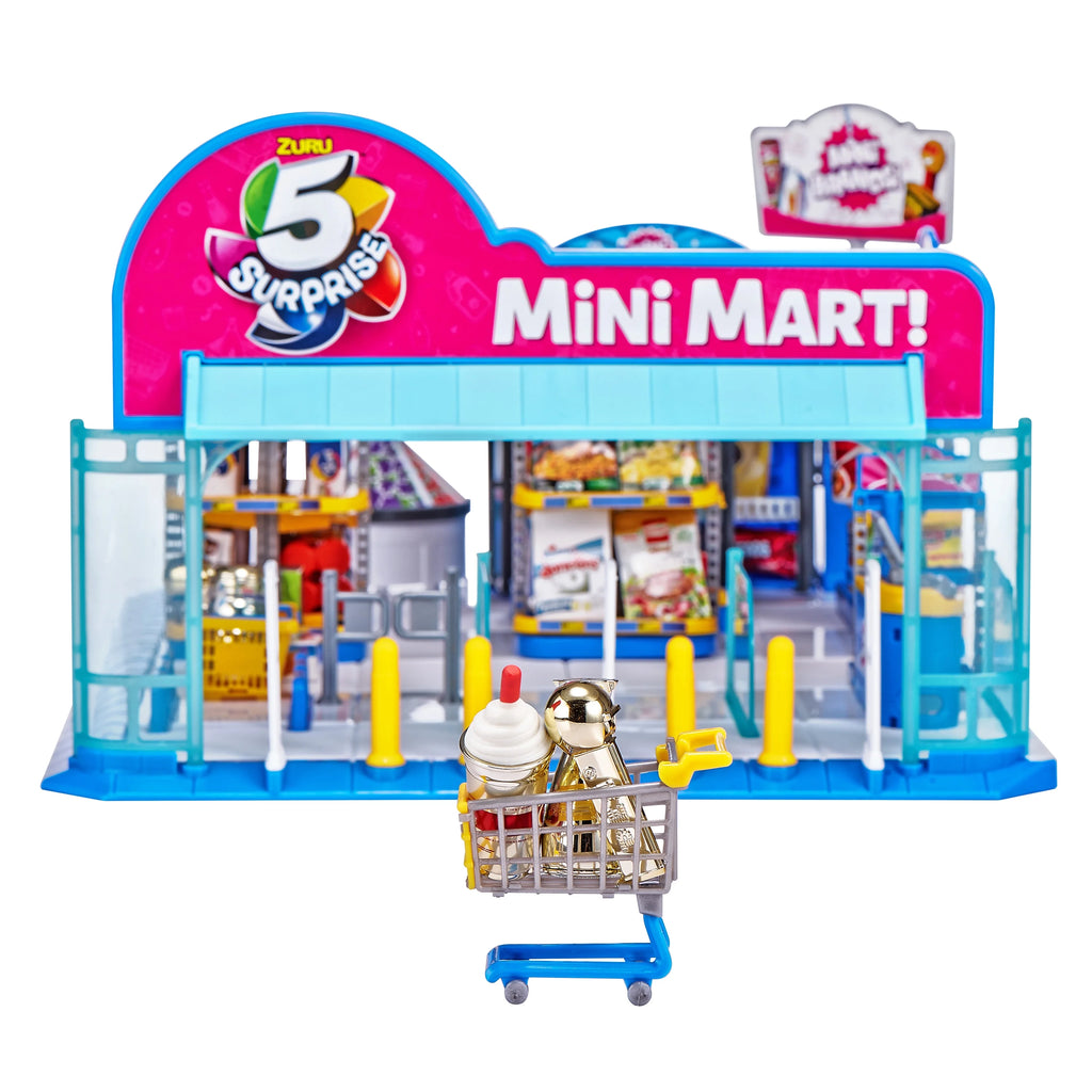 Mini Brands Series 2 Electronic Mini Mart with 4 Mystery Mini Brands Playset J431