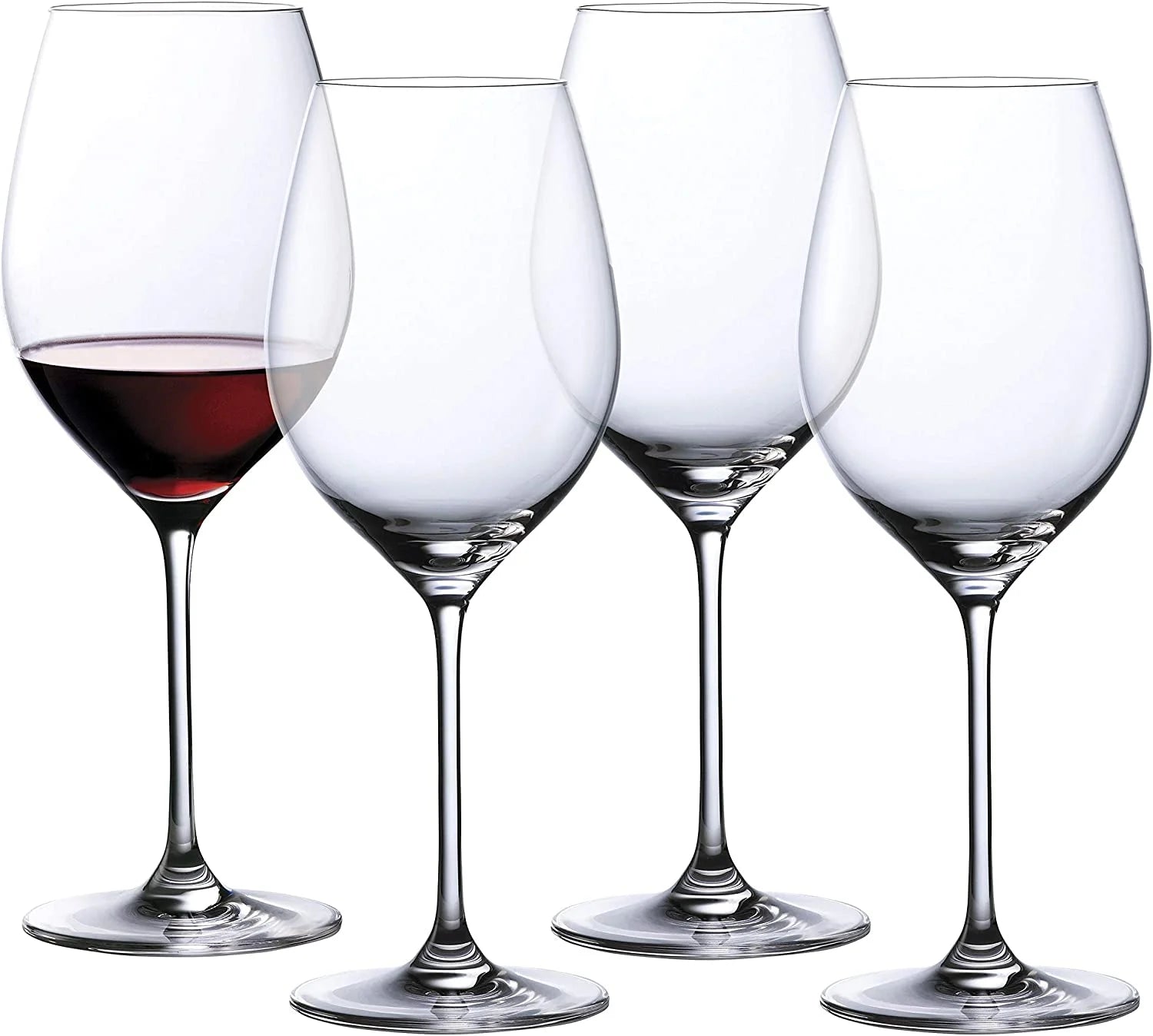 Red Wine Set of 4 Clear Crystalline 19.5 fl oz R644990