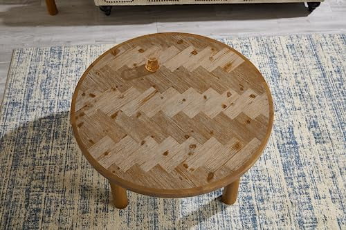 Round Wooden Coffee Table S2433