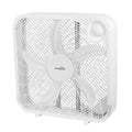 White 20" Electric Square Box Fan Q74614