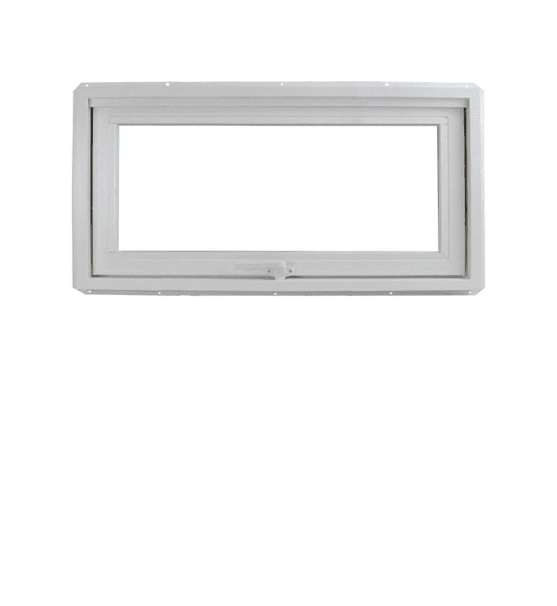 36" x 12" White Vinyl Casement Window with Tempered Low-E Glass W9886