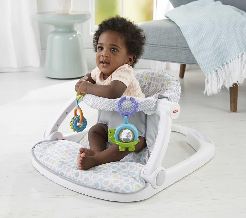 Portable Baby Floor Seat With Machine Washable Seat Pad Y700