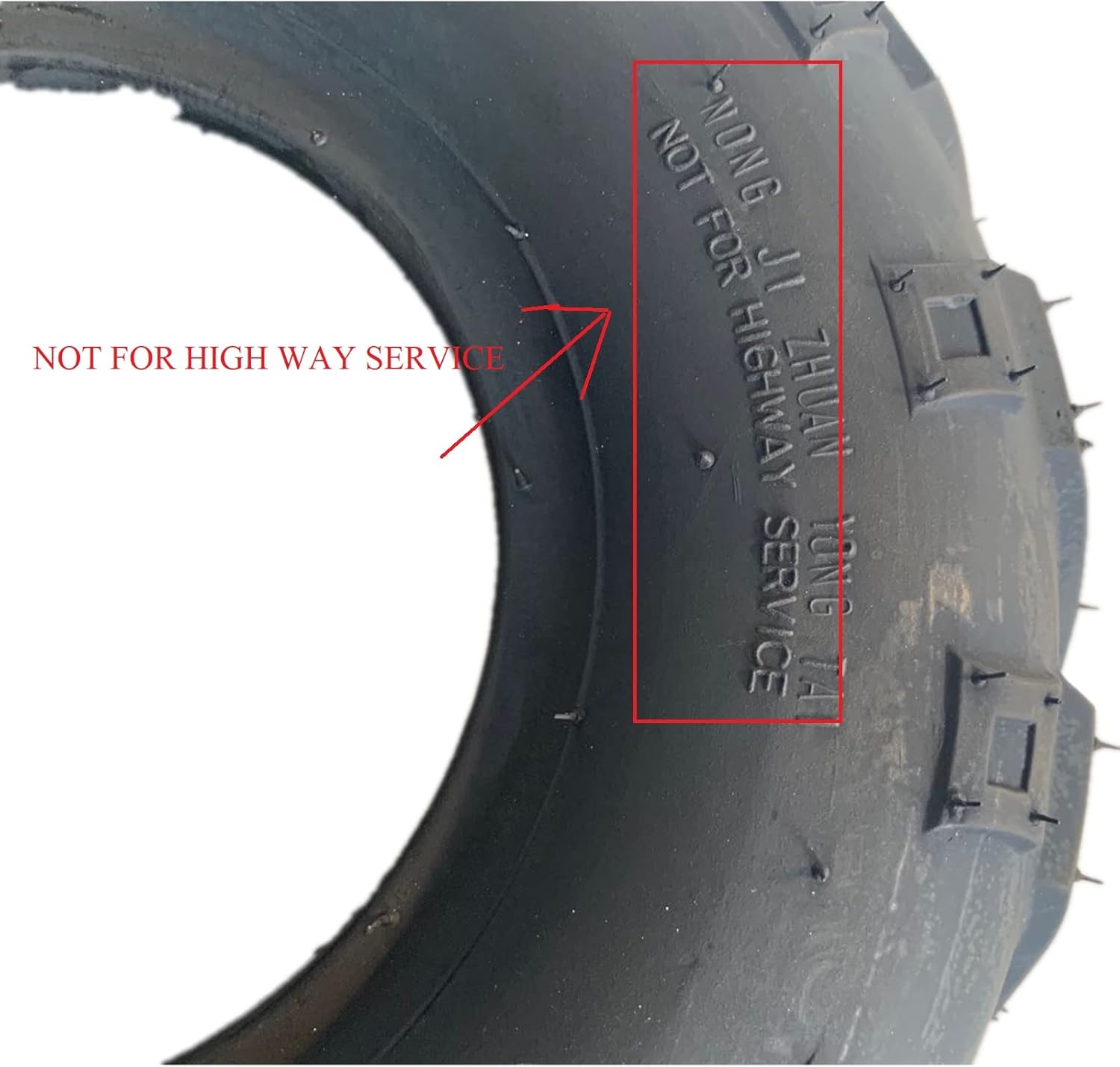 Set of 4 All Terrain ATV UTV Tires 25x8-12 Front 25x10-12 Rear 6PR X623178