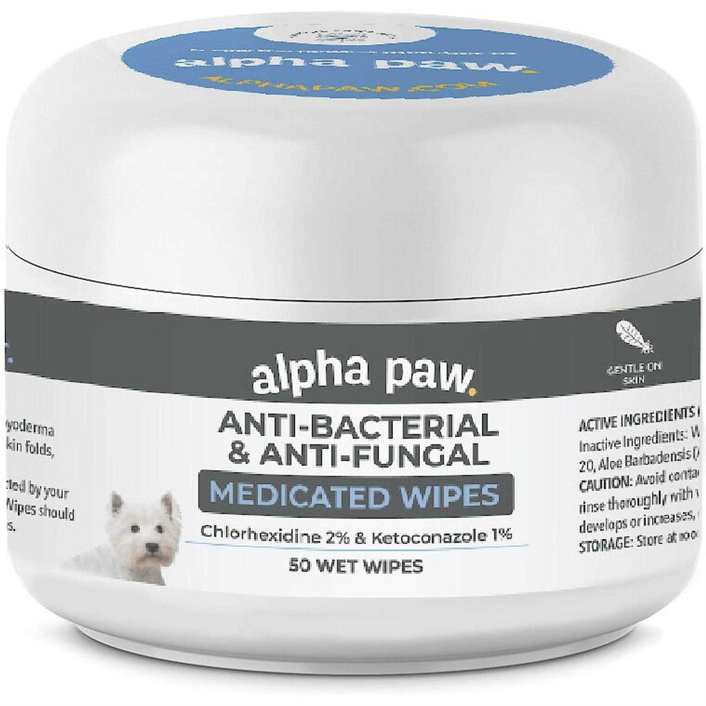 Antibacterial & Antifungal Medicated Wipes T722325