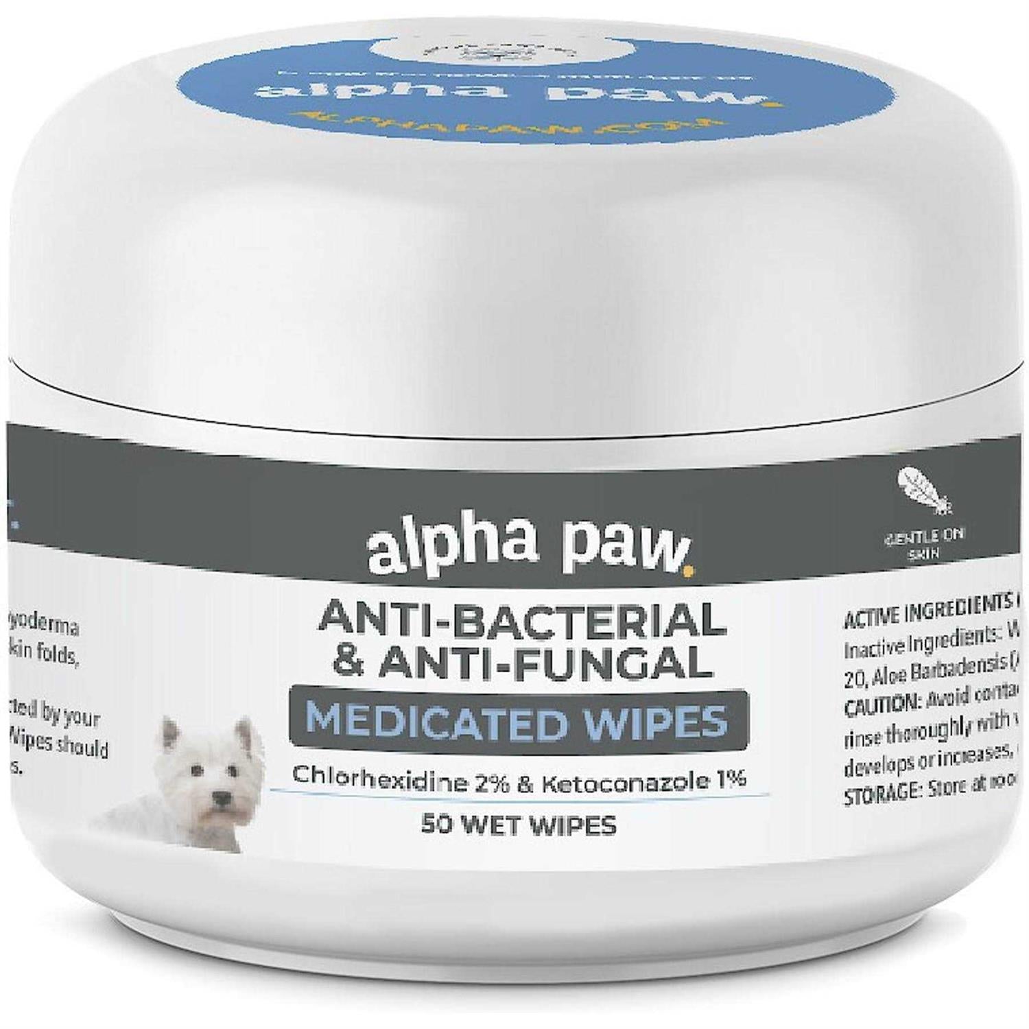 Antibacterial & Antifungal Medicated Wipes T722325