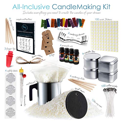 12 Lbs. Soy Candle Wax Flakes Candle Making Kit L69536
