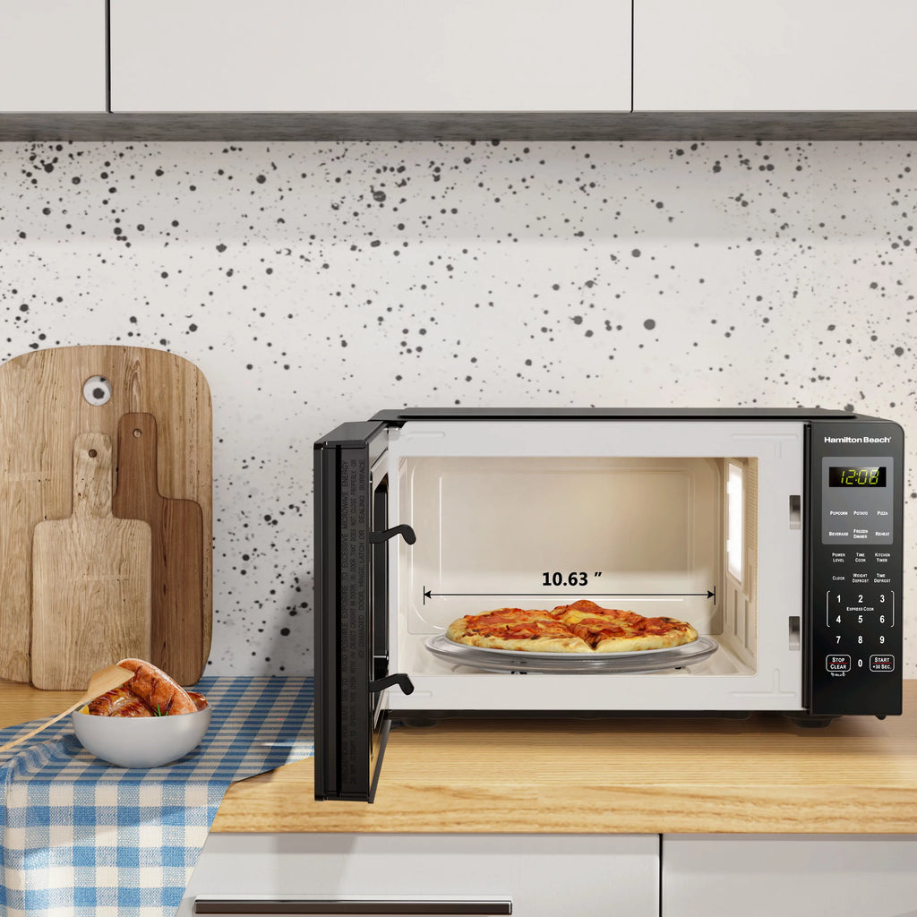 0.9 Cu ft Stainless Steel Countertop Microwave Oven O435