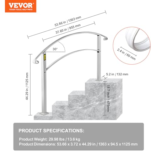 Adjustable Metal Staircase Handrail X7082