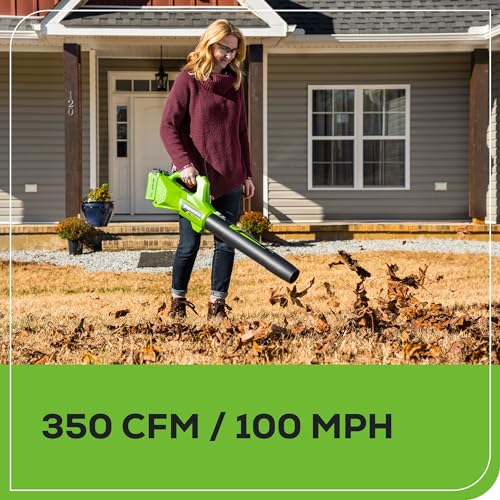 40V 16" Brushless Cordless Push Lawn Mower with 4.0Ah Battery and Charger P7949