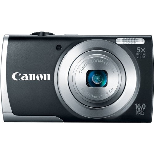 16.0 MP Digital Camera with 5X Optical Zoom and 720p HD Video Recording (Black) E37657
