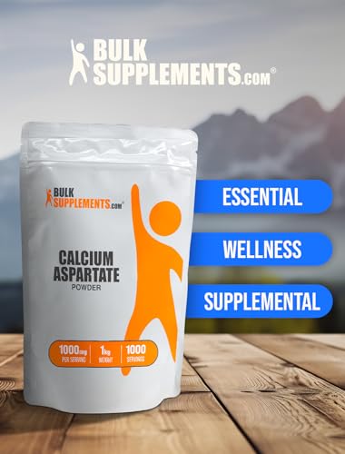 Calcium Aspartate Powder 1000mg (200mg Calcium) per Serving, 500g (1.1 lbs) L464