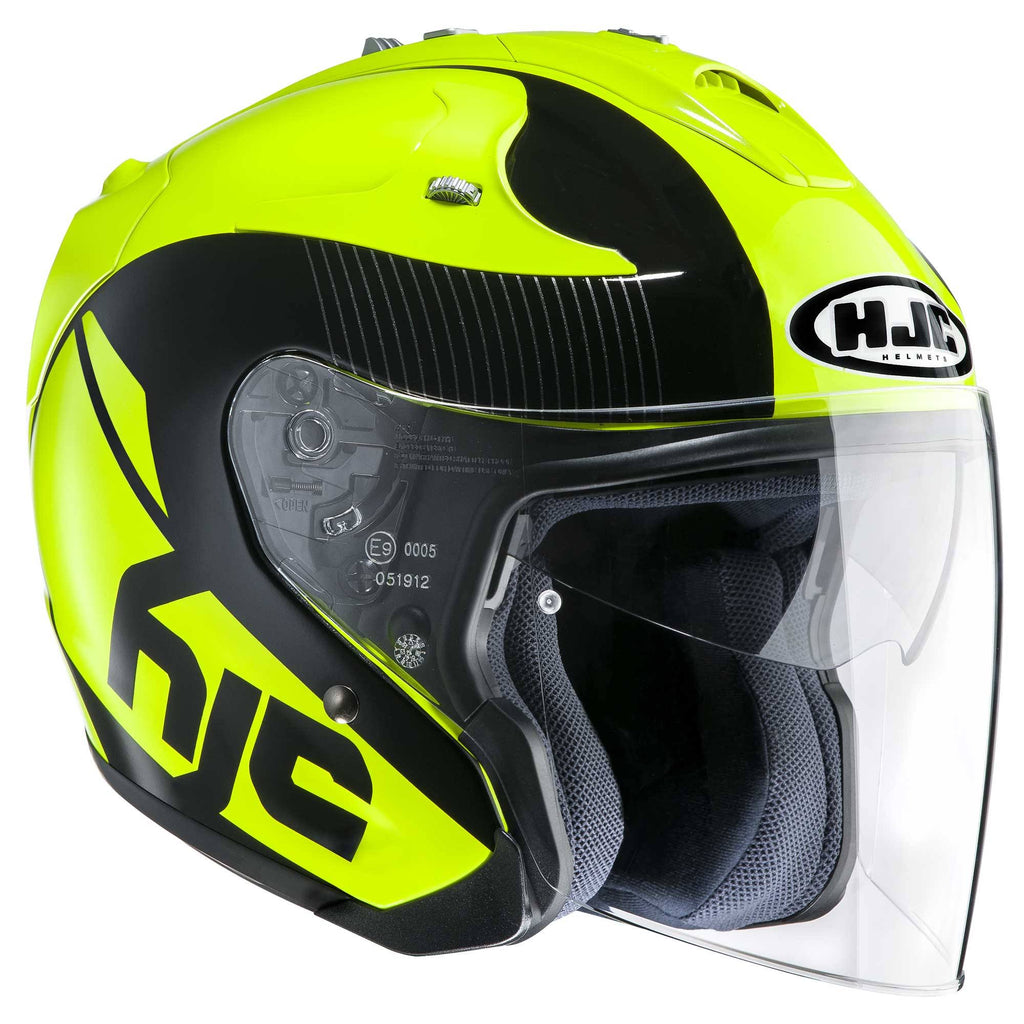 Yellow Black Helmet J1756