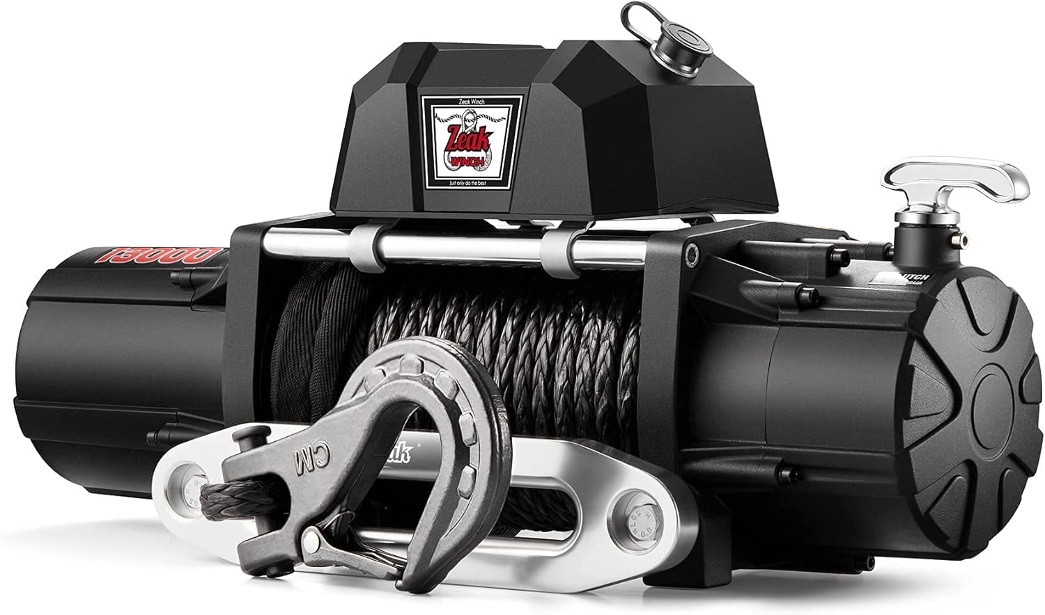 13000 lb. Electric Winch 12V Waterproof Synthetic Rope S996