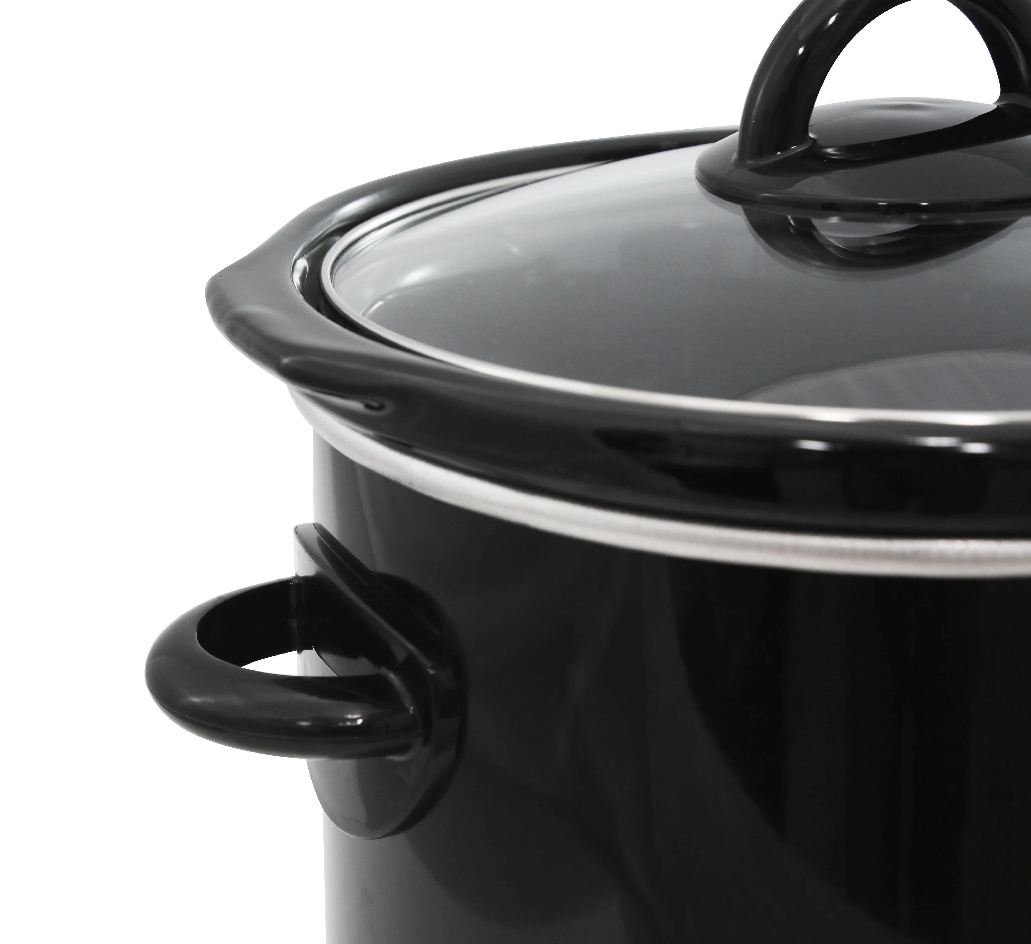 3-Quart Black Slow Cooker I345