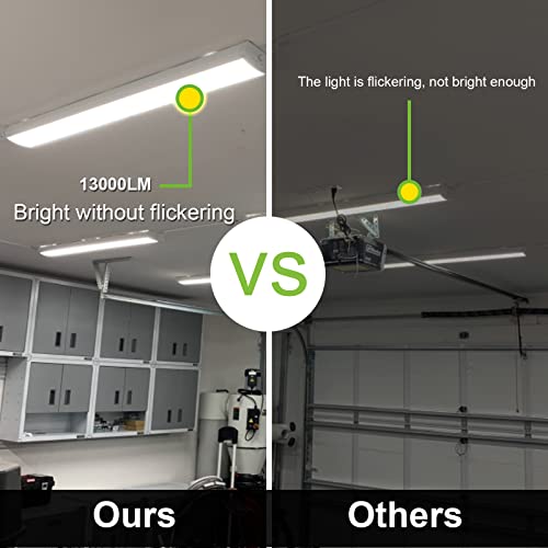 2 Pack 4FT 120W LED Shop Light 5000K 13000lm G9643