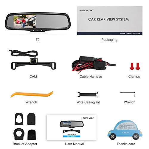 4.3" Rear View Mirror Camera with Night Vision Backup Camera A12818