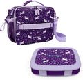 Insulated Lunch Bag Set With Bento-Style Lunch Box B6455