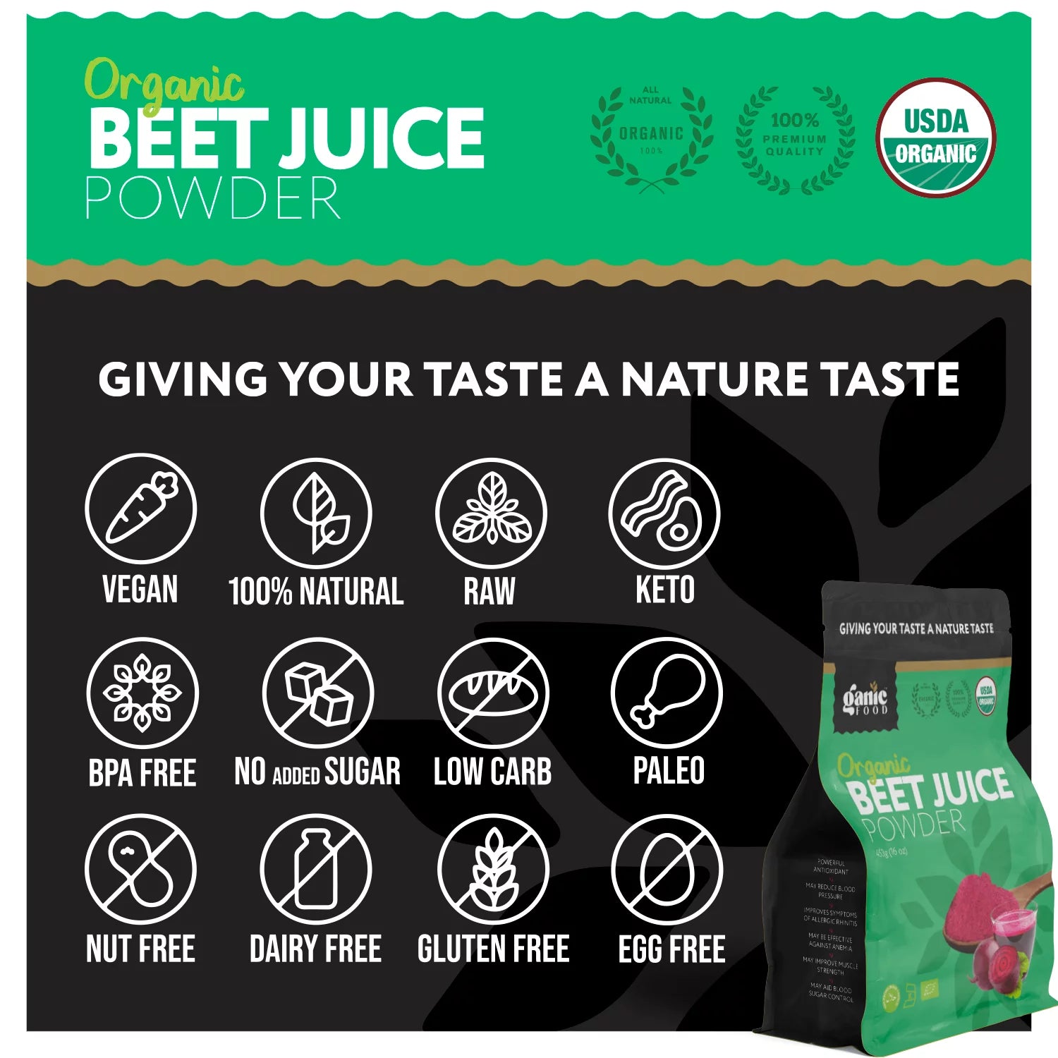 Organic Beet Root Juice Powder E6758