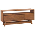 43.3"x11.8"x19.7" Solid Teak Wood TV Cabinet L527