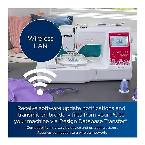 3.7-Inch LCD Touch Display Computerized Embroidery Machine with Sewing Bundle G76524
