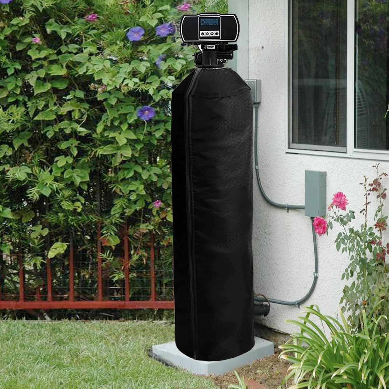 13x54 Black Insulated Water Softener Tank Cover N79696