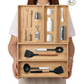 Bamboo Drawer Organizer Set of 5 P884119