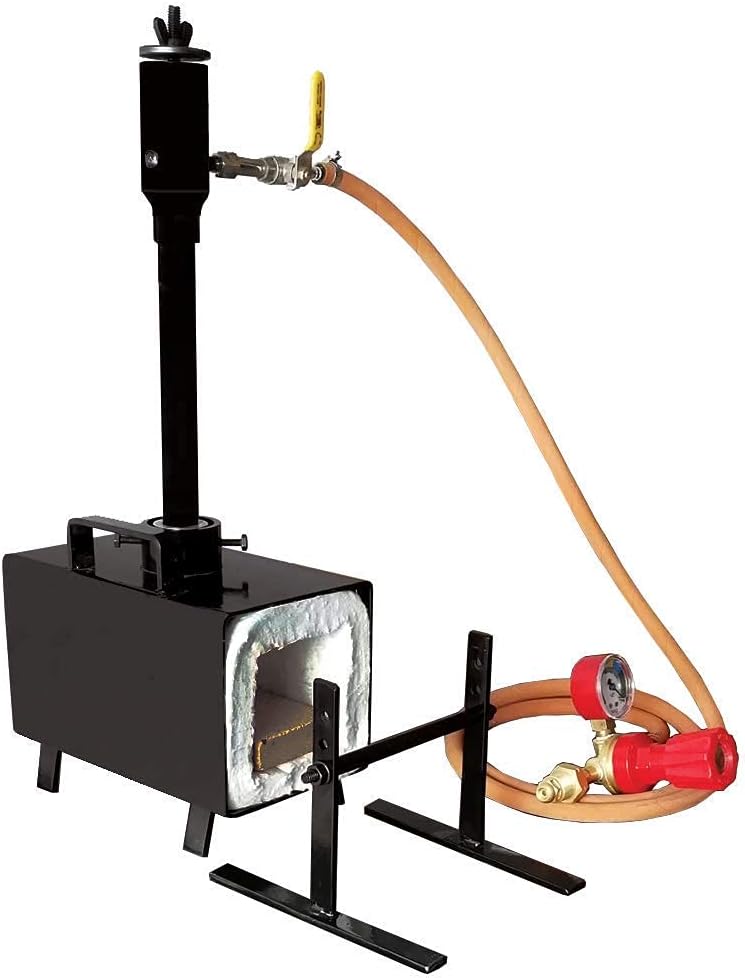 Single Burner Propane Gas Forge with Stand R161